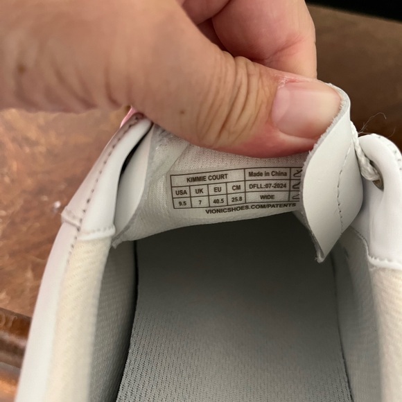 Vionic White Sneakers - Picture 4 of 4
